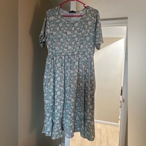Chris & Carol Pastel Floral maternity  Dress 3xl
